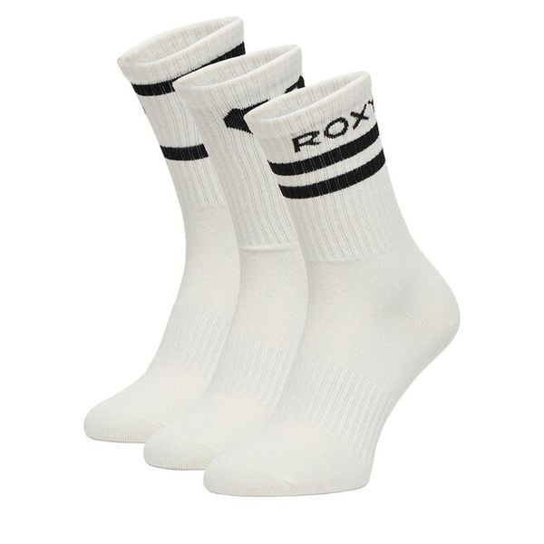 Skarpety długie Roxy. Białe skarpetki Roxy, bez wzorów. Za 39.99 zł.
