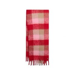 Szalik damski Superdry Essential. Czerwone szaliki i kominy Superdry, na zimę, z aplikacjami, eleganckie. Za 197.15 zł.
