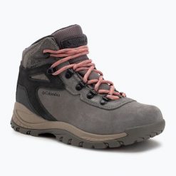Buty trekkingowe damskie Columbia Newton Ridge Plus Wp Amped. Fioletowe buty trekkingowe Columbia, bez zapięcia. Za 429.99 zł.
