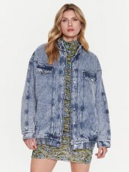 Gestuz Kurtka jeansowa Kandra 10906839 Niebieski Oversize. Niebieskie kurtki Gestuz, s, bez wzorów, z bawełny, bez kaptura. Za 1,099.00 zł.