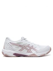 Asics Buty halowe Gel-Rocket 11 1072A093 Biały. Białe buty treningowe ASICS, bez wzorów, z materiału, bez zapięcia. Za 339.99 zł.