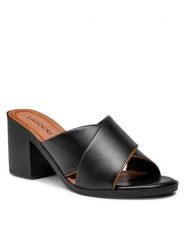 Lasocki Klapki ARC-2289-03 Czarny. Czarne klapki Lasocki, bez wzorów, ze skóry, bez obcasa, bez zapięcia. Za 124.99 zł.