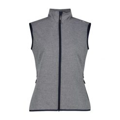 Kurtka bez rękawów na zamek dla kobiet CMP. Szare kurtki CMP, xs, bez wzorów, bez kaptura. Za 228.50 zł.