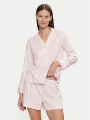 LAUREN RALPH LAUREN Piżama ILN72396 Różowy Relaxed Fit. Czerwone piżamy Lauren Ralph Lauren, xl, bez wzorów, z bawełny, bez kołnierzyka, bez ramiączek. Za 579.99 zł.