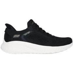Buty sportowe damskie Skechers Bobs Squad Chaos C. Czarne buty treningowe Skechers, bez wzorów, z materiału, bez zapięcia. Za 390.00 zł.