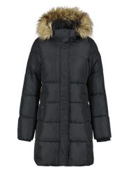 Icepeak Płaszcz pikowany "Adaire" w kolorze czarnym rozmiar: 40. Czarne płaszcze Icepeak, bez wzorów, bez kaptura. Za 250.94 zł.