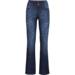 Dżinsy ze stretchem BOOTCUT bonprix ciemnoniebieski. Jeansy marki bonprix. Za 59.99 zł.