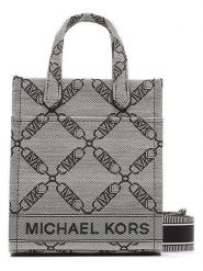 Michael Kors Torebka w kolorze czarnym - 17 x 20 x 7 cm rozmiar: onesize. Białe torebki klasyczne Michael Kors, bez wzorów, z bawełny, przez ramię, bez dodatków. Za 629.45 zł.