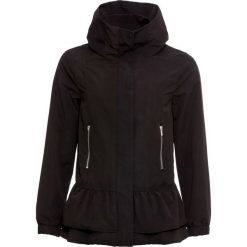 Kurtka z falbaną bonprix czarny. Kurtki marki QUECHUA. Za 89.99 zł.