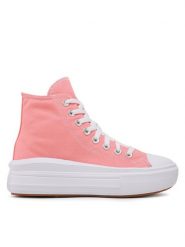 Converse Trampki Chuck Taylor All Star Move A03544C Różowy. Czerwone trampki Converse, bez wzorów, z materiału, retro, bez zapięcia. Za 219.99 zł.