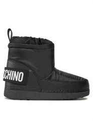 LOVE MOSCHINO Śniegowce JA24972G0HEB0000 Czarny. Czarne śniegowce Love Moschino, bez wzorów, z materiału, bez zapięcia. Za 739.99 zł.