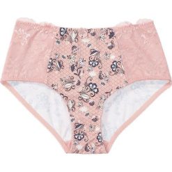Figi maxi bonprix stary jasnoróżowy z nadrukiem. Czerwone figi bonprix, bez wzorów, z koronki. Za 29.99 zł.