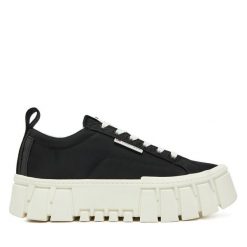 Trampki Tommy Jeans. Czarne trampki Tommy Jeans, bez wzorów, z jeansu, bez zapięcia. Za 279.99 zł.