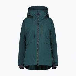 Kurtka narciarska damska CMP 34W4006. Zielone kurtki narciarskie CMP, na zimę, bez wzorów, z poliesteru, bez kaptura, narciarskie. Za 589.99 zł.