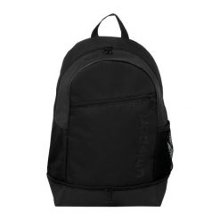 Plecak z dolną przegrodą Uhlsport Essential. Czarne plecaki Uhlsport, bez wzorów, z materiału, duże, bez dodatków. Za 152.50 zł.