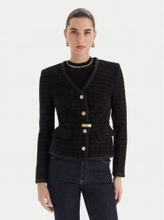 Marciano Guess Marynarka 5BGN07 7394A Czarny Regular Fit. Czarne marynarki i żakiety Marciano Guess, z aplikacjami, z syntetyku, bez ramiączek. Za 903.00 zł.