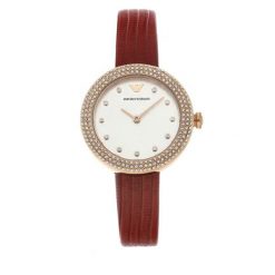 Zegarek Emporio Armani. Brązowe zegarki Emporio Armani. Za 739.99 zł.