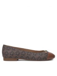 MICHAEL Michael Kors Baleriny Rebecca Flex Empire Monogram 40F4RBFP1B Brązowy. Brązowe baleriny MICHAEL Michael Kors, bez wzorów, ze skóry, bez obcasa, bez zapięcia. Za 519.99 zł.