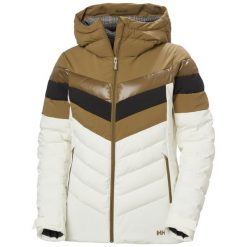 Damska kurtka puchowa Helly Hansen Imperial Puffy. Brązowe kurtki narciarskie Helly Hansen, na zimę, bez wzorów, z puchu, bez kaptura, narciarskie. Za 1,399.00 zł.