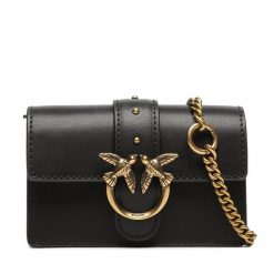 Torebka PINKO. Czarne kopertówki Pinko, bez wzorów, wizytowe, bez dodatków. Za 749.99 zł.