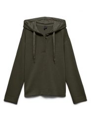 Vero Moda Bluza w kolorze khaki rozmiar: XS. Brązowe bluzy Vero Moda, xs, bez wzorów, z kapturem. Za 129.95 zł.