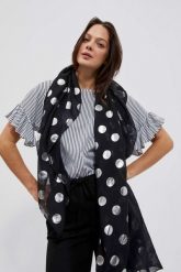 Szal z tkaniny. Szaliki i kominy MOODO, bez wzorów, z poliesteru. W wyprzedaży za 13.99 zł.