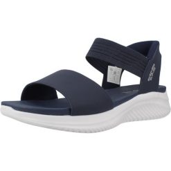 Sandały SKECHERS SLIP INS - SUMMERVILLE Niebieski. Niebieskie sandały Skechers, bez wzorów, z syntetyku, bez obcasa, bez zapięcia. Za 296.99 zł.