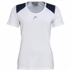 T-Shirt damski CLUB 22 Tech. Białe t-shirty sportowe Head, uniwersalny, bez wzorów, z poliesteru, bez ramiączek, tenisowe. Za 218.00 zł.