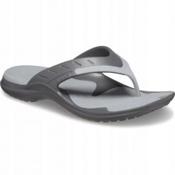 Japonki Dla Dorosłych Crocs Modi Sport Flip. Szare japonki Crocs, bez wzorów, z materiału, sportowe. Za 139.99 zł.