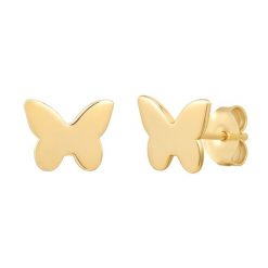 Rafaela Donata Kolczyki Motyl Srebro wysokiej próby Żółte złoto 1 ct Damski. Żółte kolczyki Rafaela Donata, pozłacane. Za 299.99 zł.
