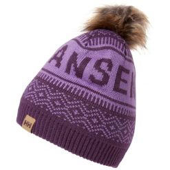 Czapka zimowa unisex Helly Hansen Champow Beanie. Fioletowe czapki zimowe Helly Hansen, bez wzorów, sportowe. Za 64.99 zł.