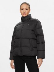 Tommy Jeans Kurtka puchowa DW0DW15963 Czarny Regular Fit. Czarne kurtki Tommy Jeans, na zimę, l, bez wzorów, z jeansu, bez kaptura. Za 579.99 zł.
