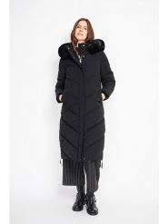 ASSUILI Płaszcz pikowany w kolorze czarnym rozmiar: 34. Czarne płaszcze Assuili, bez wzorów, klasyczne, bez kaptura. Za 339.99 zł.