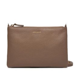 Torebka Coccinelle. Brązowe listonoszki Coccinelle, bez wzorów, bez dodatków. Za 479.99 zł.