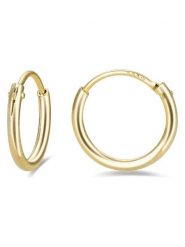 Luxenter Pozłacane kolczyki-kreole rozmiar: onesize. Żółte kolczyki Luxenter, pozłacane. Za 60.99 zł.