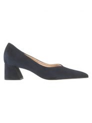 Högl Skórzane czółenka w kolorze granatowym rozmiar: 39. Niebieskie czółenka Högl, bez wzorów, klasyczne, bez obcasa, bez zapięcia. Za 361.99 zł.