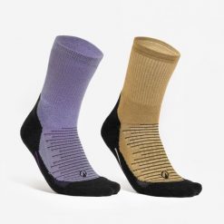 Skarpety turystyczne Quechua Hike 100 długie Limit. x 2 pary. Skarpetki QUECHUA, bez wzorów, z bawełny. Za 44.99 zł.