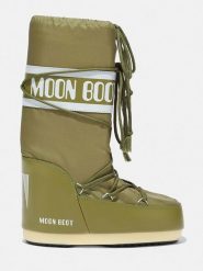 Moon Boot Kozaki zimowe "Icon" w kolorze khaki rozmiar: 39-41. Brązowe kozaki Moon Boot, na zimę, bez wzorów, z materiału, eleganckie, bez obcasa, bez zapięcia. Za 459.04 zł.