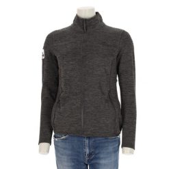Second life - The North Face bluza polarowa damska - Jak nowy. Szare bluzy z kapturem The North Face, l, bez wzorów, z materiału, bez kaptura, trekkingowe. Za 149.06 zł.