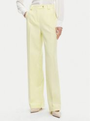 Maryley Spodnie materiałowe 25EB537/M26/43LL Żółty Regular Fit. Żółte spodnie materiałowe Maryley, bez wzorów, z materiału. Za 209.99 zł.