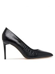 Marciano Guess Szpilki G6BZ32 L0230 Czarny. Czarne szpilki Marciano Guess, z aplikacjami, ze skóry, bez obcasa, na szpilce, bez zapięcia. Za 989.99 zł.