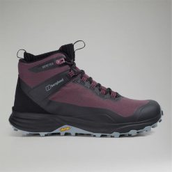 Buty turystyczne damskie Berghaus Vc22 Mid GTX. Fioletowe trekkingi Berghaus, bez wzorów, z gore-texu, bez zapięcia, trekkingowe, gore-tex. Za 619.99 zł.