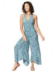 Ipanima Kombinezon w kolorze niebieskim rozmiar: 34-40. Niebieskie kombinezony Ipanima, bez wzorów, z asymetrycznym kołnierzem, bez ramiączek. Za 78.99 zł.