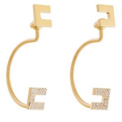 Kolczyki Elisabetta Franchi. Żółte kolczyki Elisabetta Franchi, złote. Za 819.99 zł.