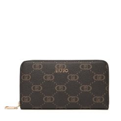 Portfel Liu Jo. Brązowe portfele Liu Jo, bez wzorów. Za 299.99 zł.