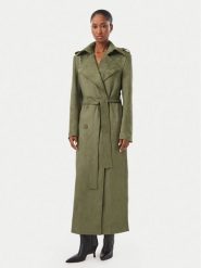 Bardot Trencz Kira 57053JB4 Khaki Regular Fit. Brązowe płaszcze Bardot, bez wzorów, z syntetyku, bez kaptura. Za 969.99 zł.