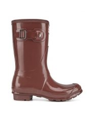 Hunter Kalosze WFS1000RGL Czerwony. Czerwone kalosze Hunter, bez wzorów, z tworzywa sztucznego, bez zapięcia. Za 449.99 zł.