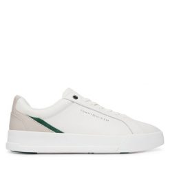 Sneakersy Tommy Hilfiger. Białe bluzy Tommy Hilfiger, m, bez wzorów, bez ramiączek, bez kaptura. Za 489.99 zł.