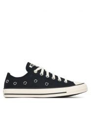 Converse Trampki Chuck Taylor All Star Beads A16679C Czarny. Czarne trampki Converse, bez wzorów, z materiału, retro, bez zapięcia. Za 379.99 zł.