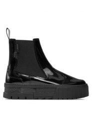 Puma Sztyblety Mayze Chelsea Jelly Wns 393626 02 Czarny. Czarne botki Puma, bez wzorów, ze skóry, bez obcasa, na płaskiej podeszwie, bez zapięcia. Za 359.99 zł.